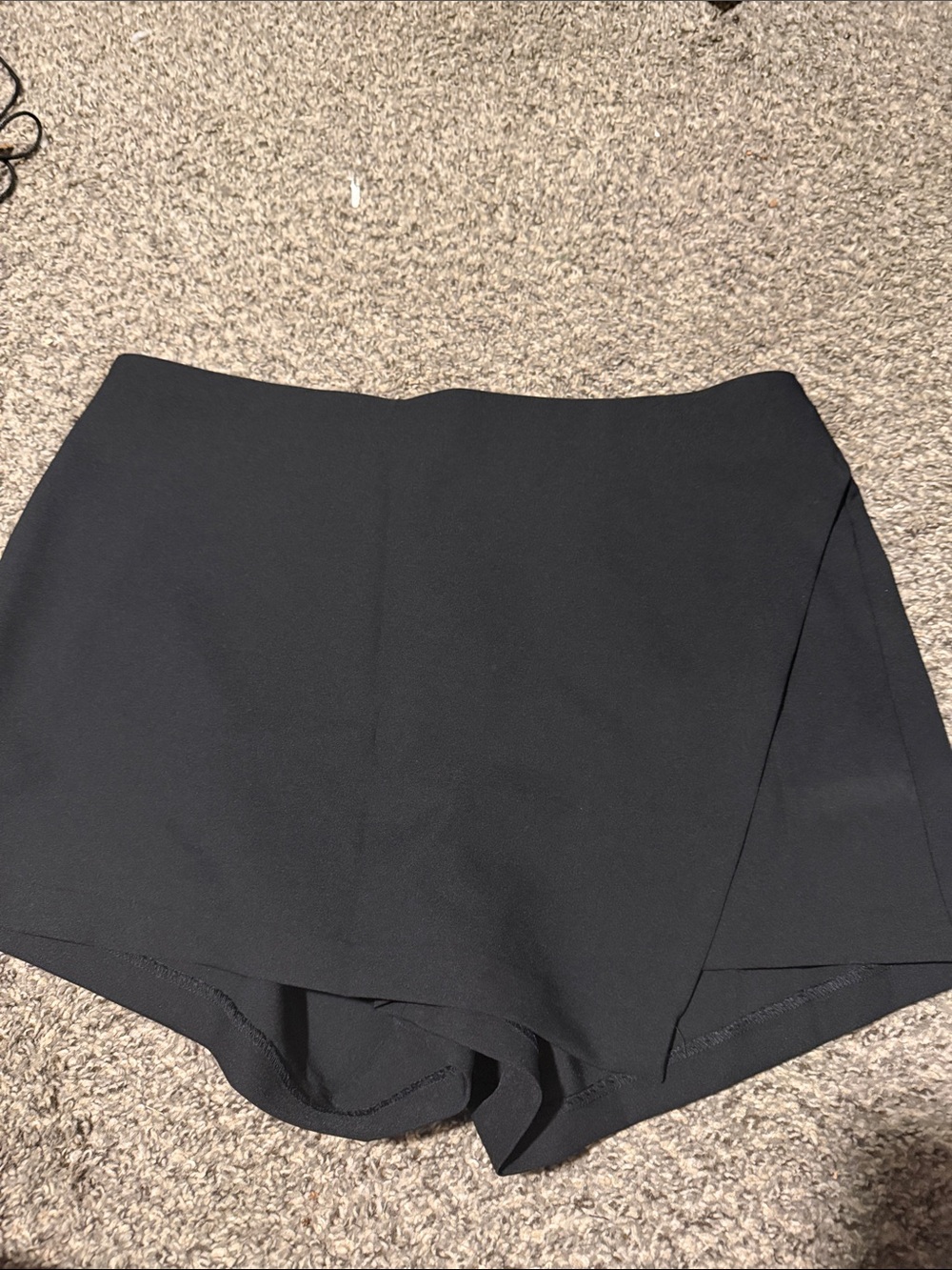 torrid Black Skort Shorts with Front Overlay